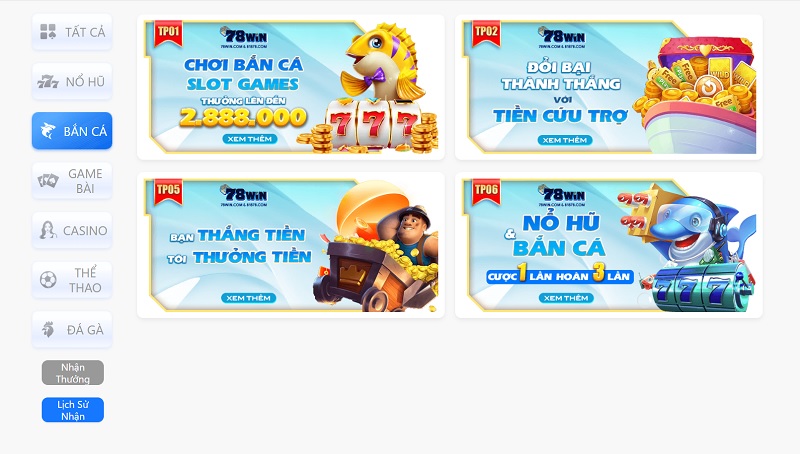 Chơi bắn cá và slot game
